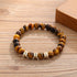 Natural Stone Bracelets-Tiger Eye Stone