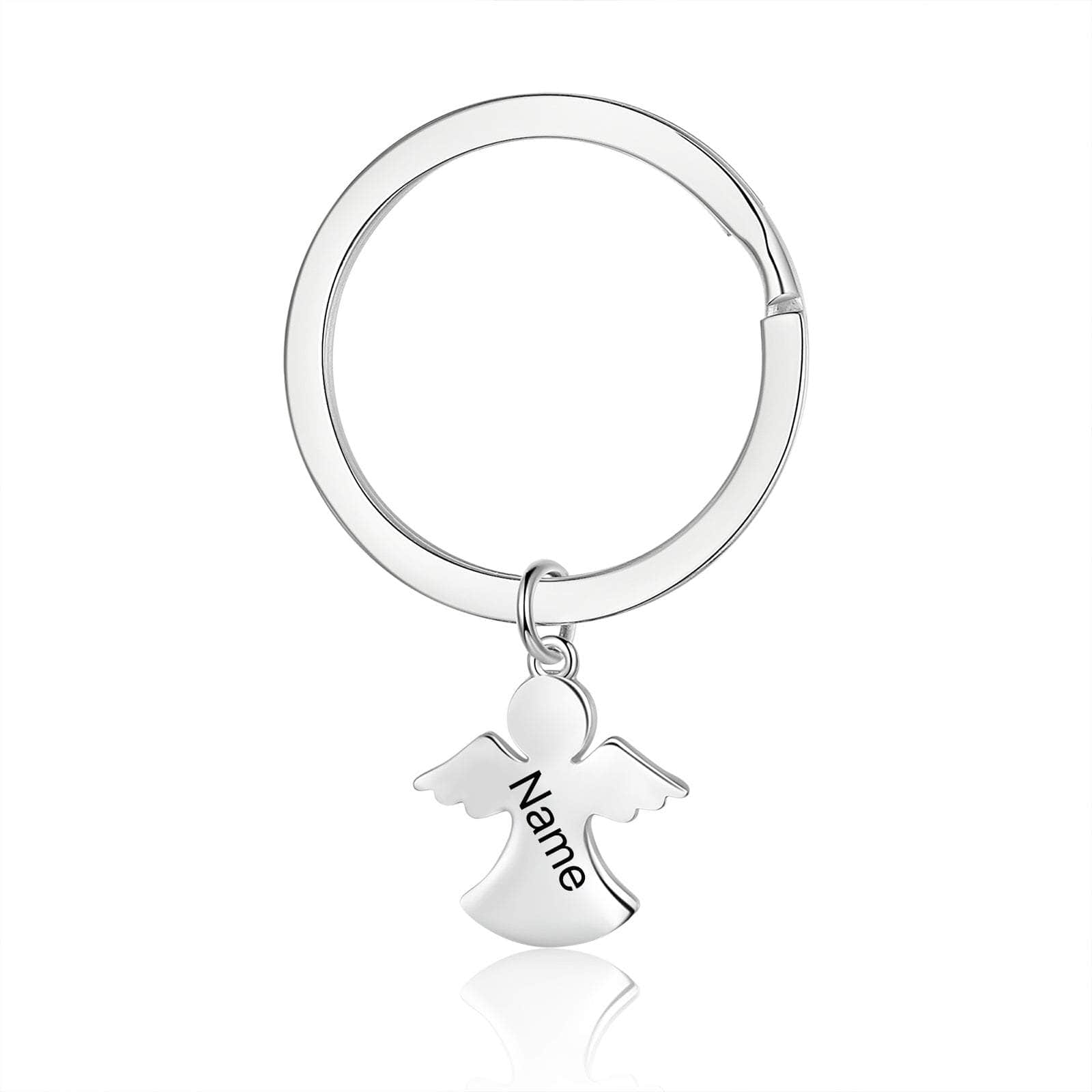 cmoffer 1 Custom Name Angel Keychain