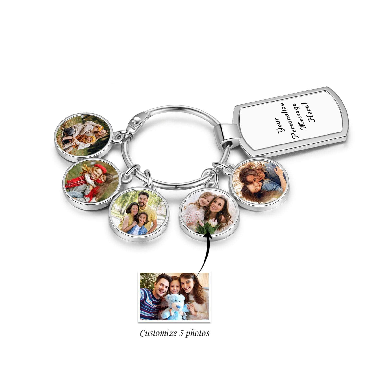 cmoffer 5 Custom Photo Keychain