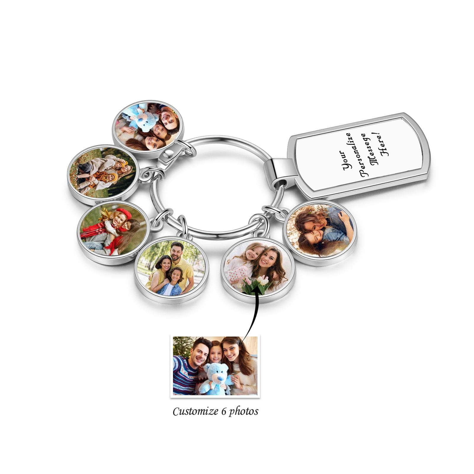 cmoffer 6 Custom Photo Keychain