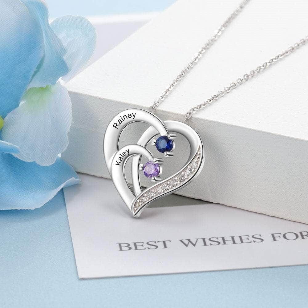 cmoffer Best Pieces of Family & Mother's Jewelry ,Birthstone Necklaces Birthstone Personalized Sterling Silver Necklace