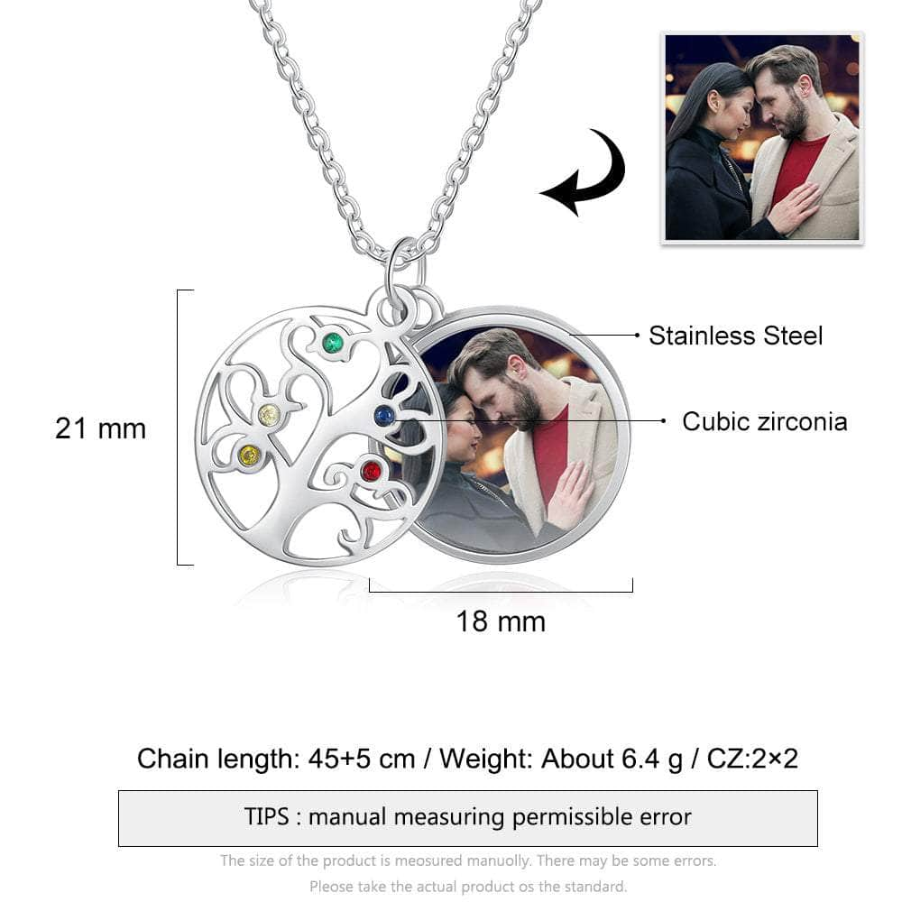 cmoffer Custom Family Tree Necklace