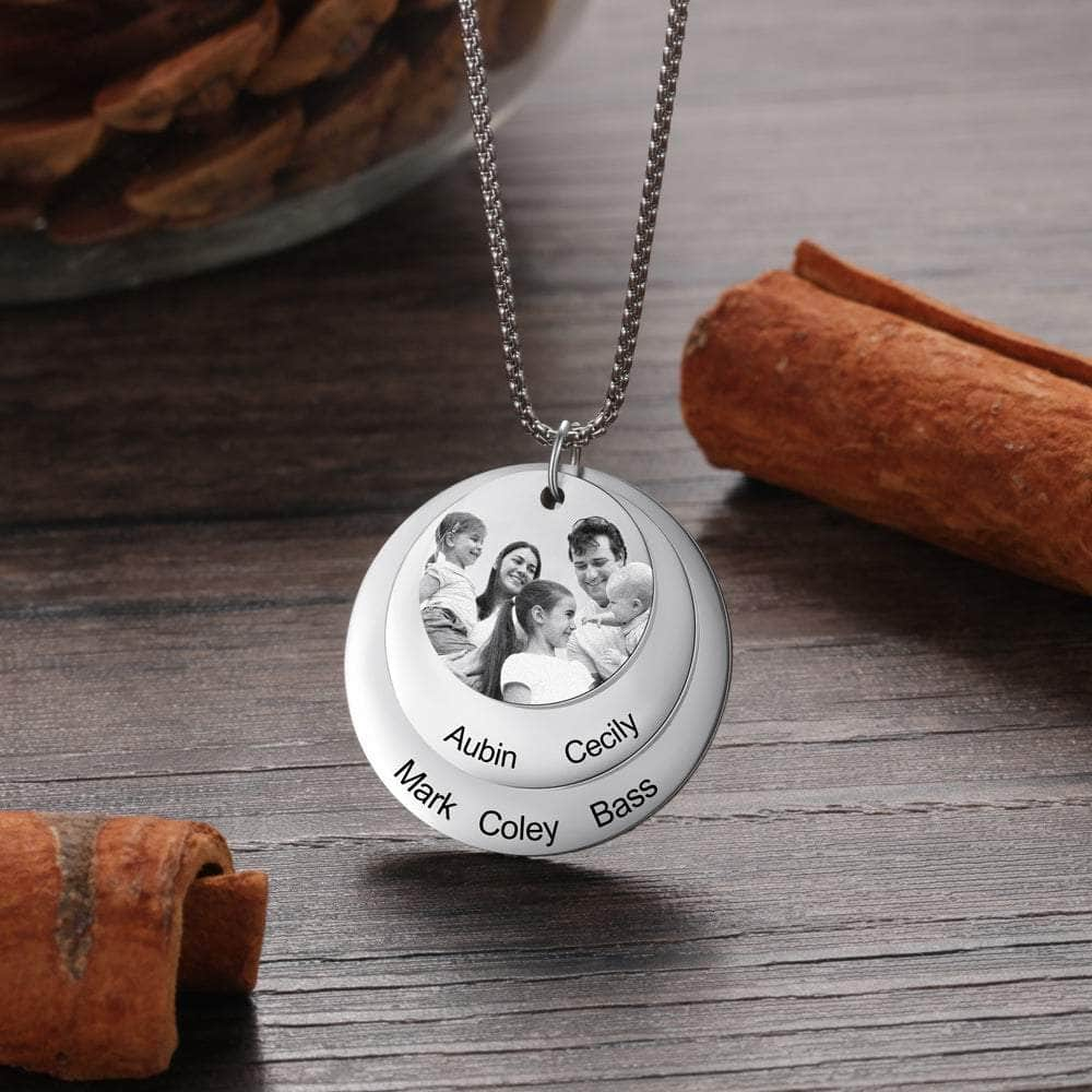 cmoffer Custom Photo Necklace