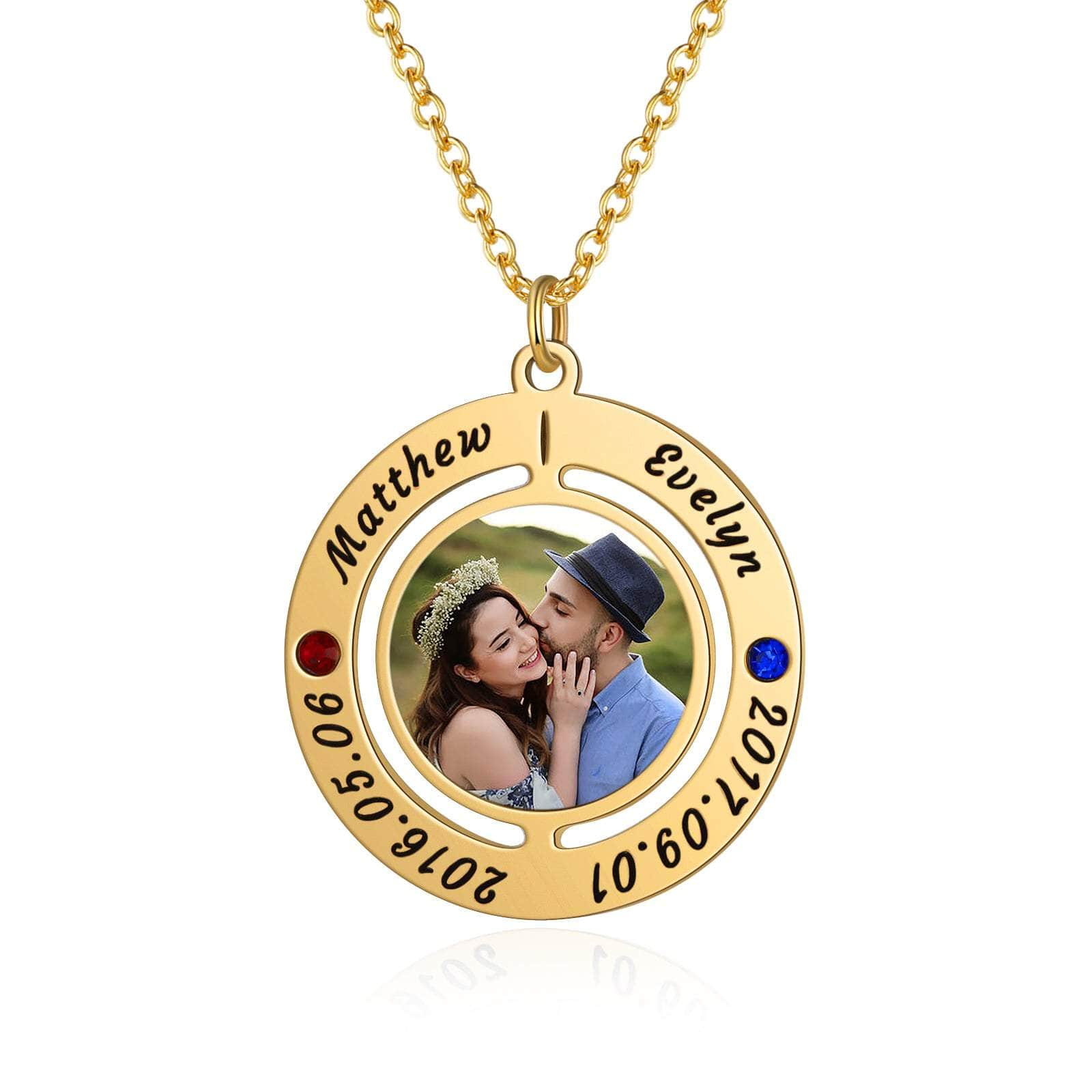 cmoffer Custom Photo Necklace