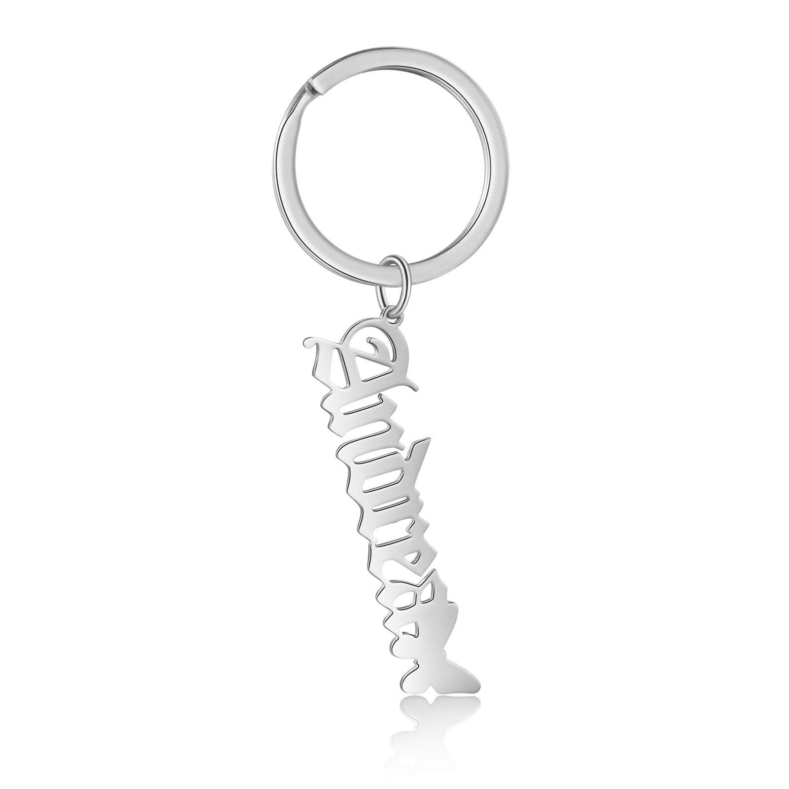 cmoffer Custom Stainless Steel Name Keychain