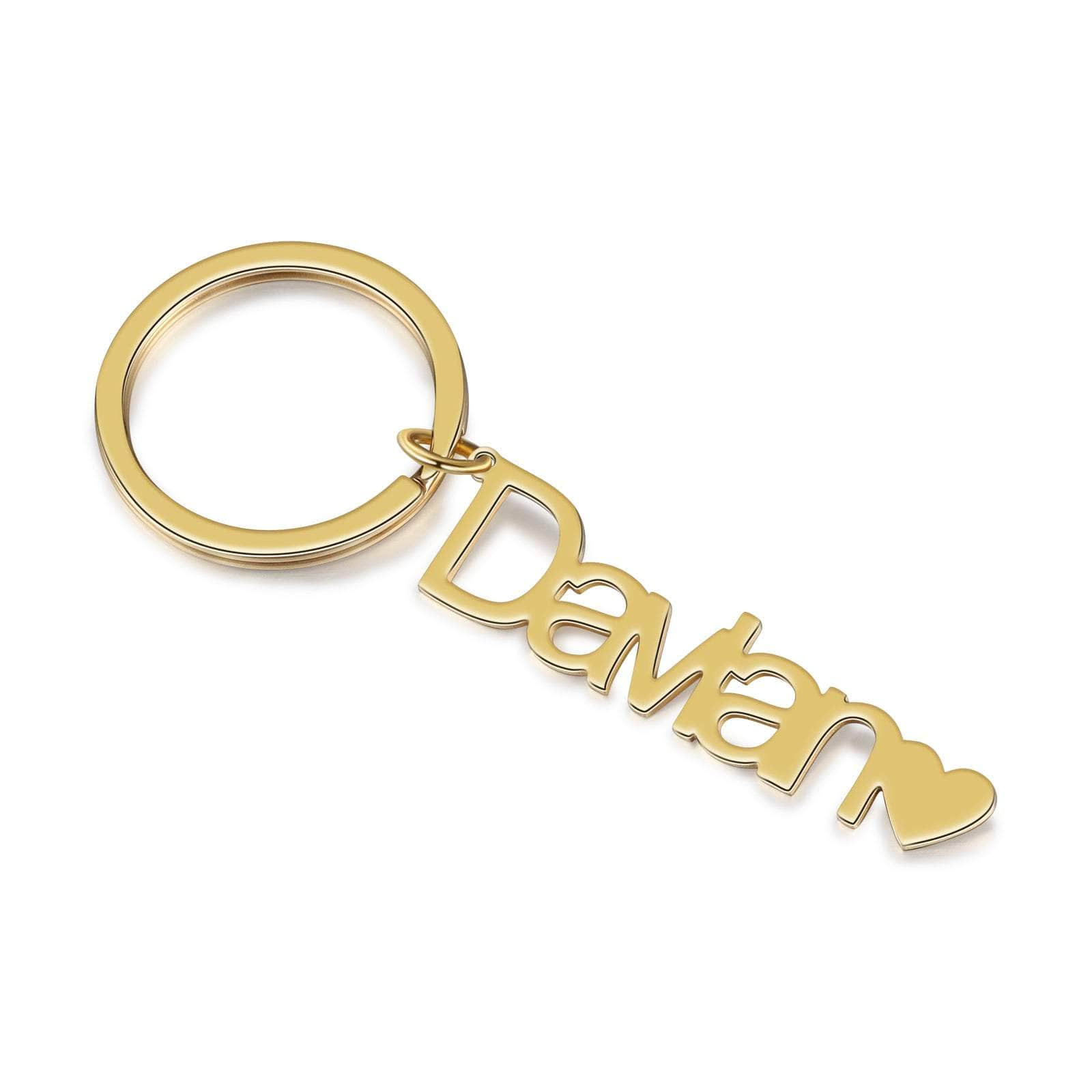 cmoffer Custom Stainless Steel Name Keychain