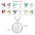 cmoffer Fashion Necklace 2 Custom Name And Birthstone Number Tree Of Life Necklace