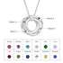 cmoffer Fashion Necklace 4 Custom Multi Ring Necklace