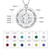 cmoffer Fashion Necklace 9 Custom Name And Birthstone Number Tree Of Life Necklace