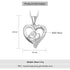 cmoffer Fashion Necklace 925 Sterling Silver Custom Heart Necklace