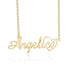 cmoffer Fashion Necklace 925 Sterling Silver / Gold Plated Standard Name Necklace