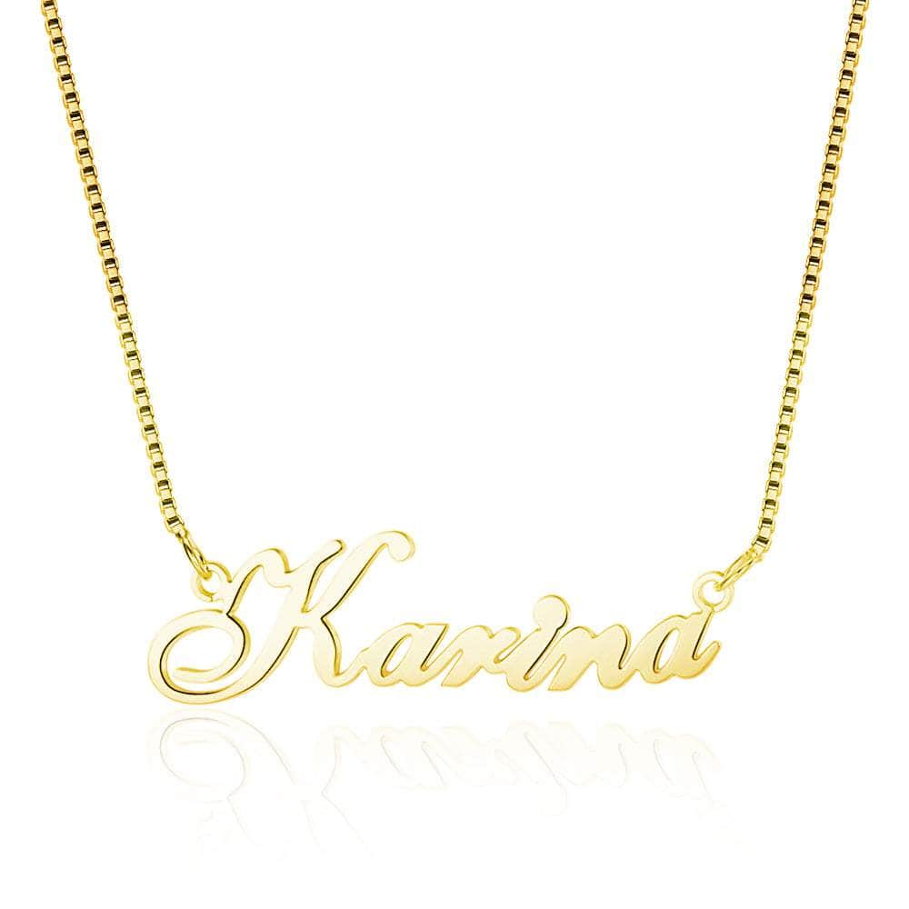 cmoffer Fashion Necklace 925 Sterling Silver / Gold Plated Wholesale Custom Name Necklace