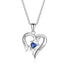 cmoffer Fashion Necklace 925 Sterling Silver Heart Necklace with Mom