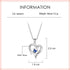 cmoffer Fashion Necklace 925 Sterling Silver Heart Necklace with Mom