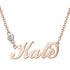 cmoffer Fashion Necklace 925 Sterling Silver / Rose Gold Plated Custom wholesale Silver/Gold/Rose Gold name necklace