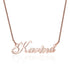 cmoffer Fashion Necklace 925 Sterling Silver / Rose Gold Plated Wholesale Custom Name Necklace