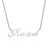 cmoffer Fashion Necklace 925 Sterling Silver / White Gold Plated Wholesale Custom Name Necklace