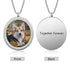 cmoffer Fashion Necklace Colorful Printing Stainless Steel Customized Photo Round Pednant Necklaces