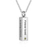 cmoffer Fashion Necklace Custom Vertical Bar Ashes Necklace