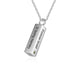 cmoffer Fashion Necklace Custom Vertical Bar Ashes Necklace