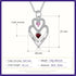 cmoffer Fashion Necklace Dropshipping S925 Silver Heart Shape Necklace