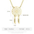 cmoffer Fashion Necklace Gold Plated / 2 Personalized Stainless Steel Necklace