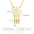 cmoffer Fashion Necklace Gold Plated / 3 Personalized Stainless Steel Necklace