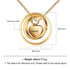 cmoffer Fashion Necklace Gold Plated Personalized Stainless Steel Necklace