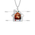 cmoffer Fashion Necklace Personalized Stainless Steel Christmas House Photo Necklace