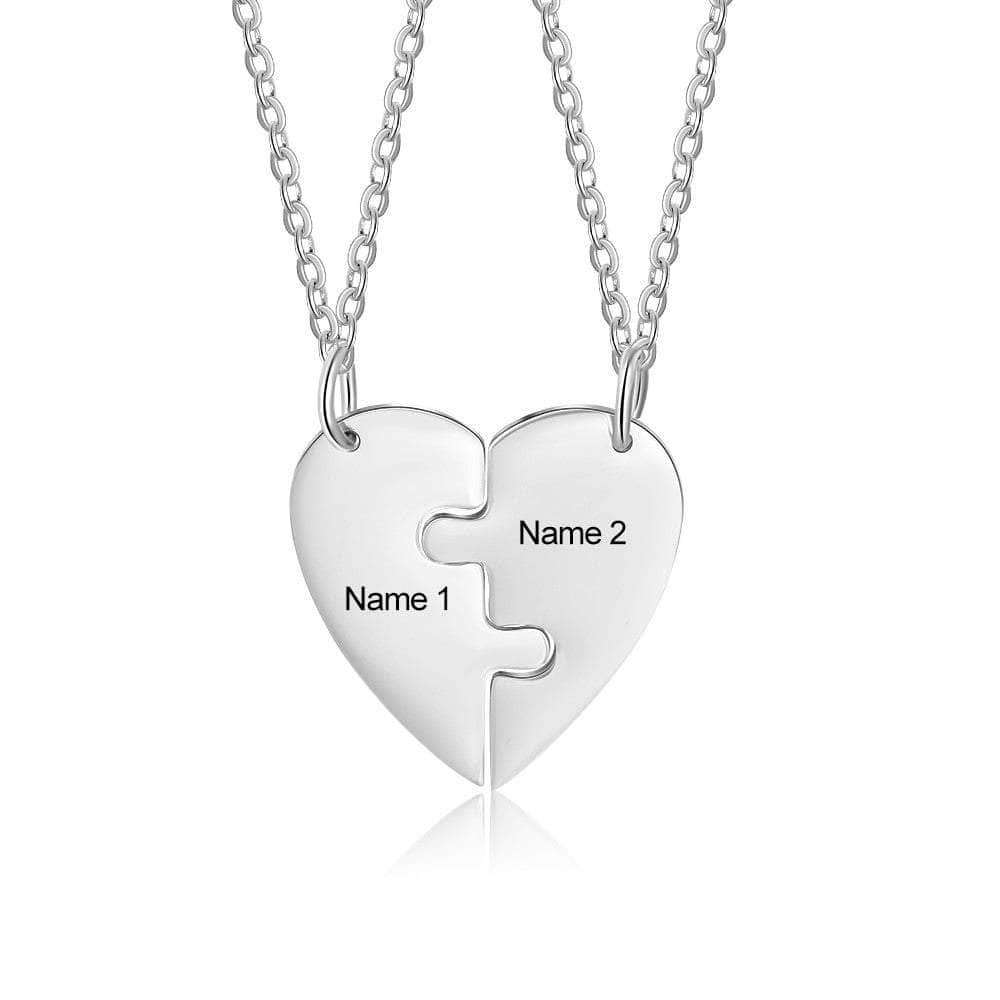 cmoffer Fashion Necklace Stainless Steel Engraving Stainless Steel Necklace