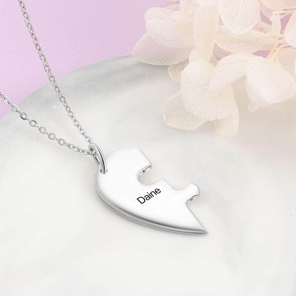 cmoffer Fashion Necklace Stainless Steel Engraving Stainless Steel Necklace