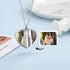 cmoffer Fashion Necklace Stainless Steel Personalized Stainless Steel Photo Necklace