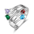 cmoffer Fashion Ring 5 925 Sterling Silver Birthstone Ring