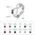 cmoffer Fashion Ring 5 Engraved Personalized Silver Ring