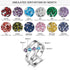 cmoffer Fashion Ring 6 925 Sterling Silver Birthstone Ring