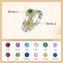 cmoffer Fashion Ring 6 925 Sterling Silver Sunflower Ring