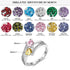 cmoffer Fashion Ring 7 S925 Heart Cubic Zirconia Rings