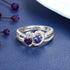 cmoffer Fashion Ring 925 Silver Birthstone Ring