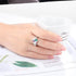 cmoffer Fashion Ring Birthstone & Engraved Sterling Silver Ring