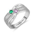 cmoffer Fashion Ring S925 Birthstone Wedding Rings