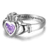 cmoffer Fashion Ring S925 Heart Birthstone Crow Rings