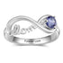 cmoffer Fashion Ring S925 Sterling Silver MOM Rings with Birthstone