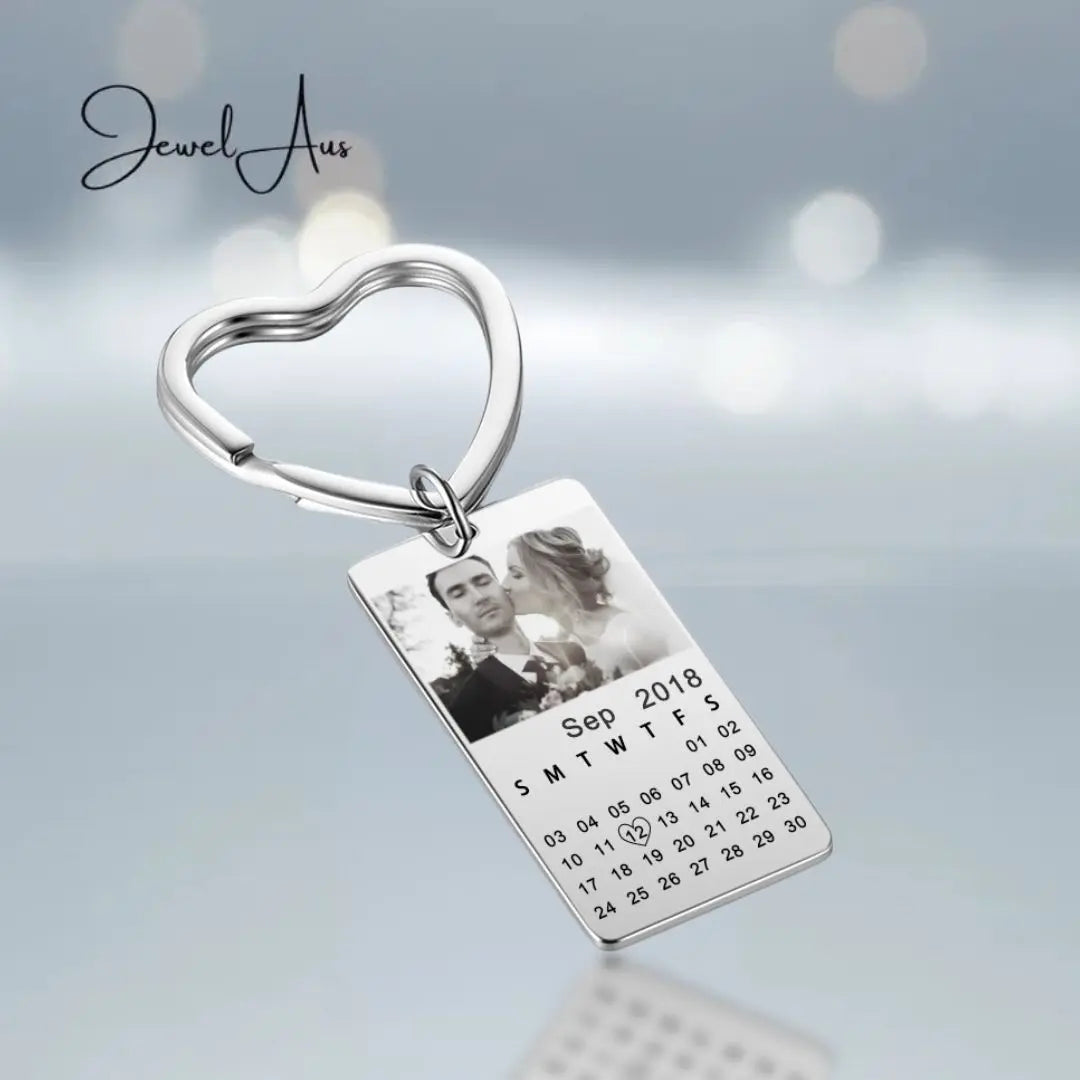 cmoffer Key Chains Custom Heart Shape Key Chain