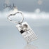 cmoffer Key Chains Custom Heart Shape Key Chain