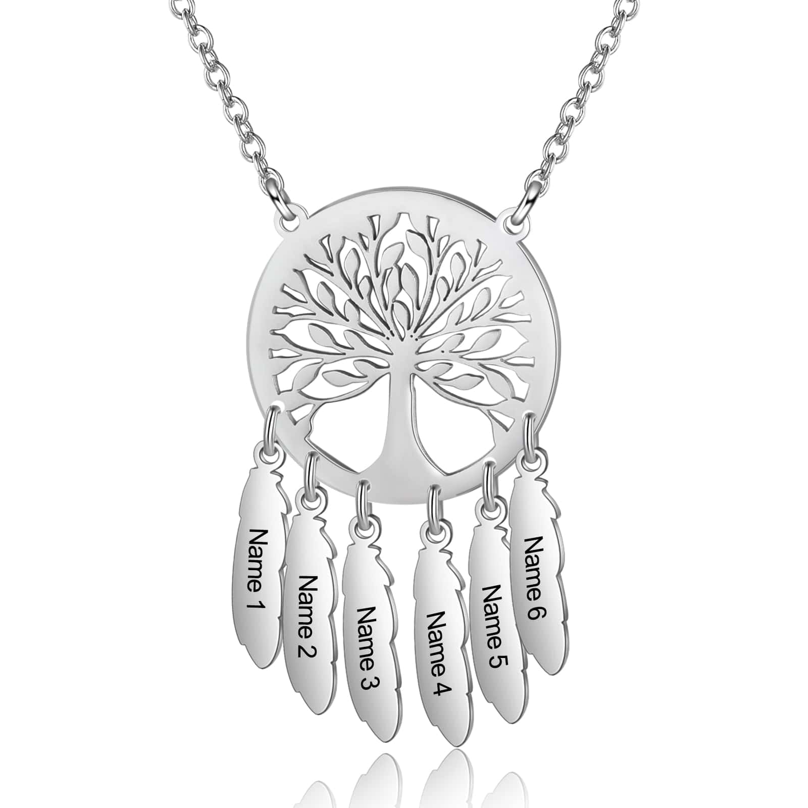 cmoffer Necklace 6 Custom Family Tree Necklace