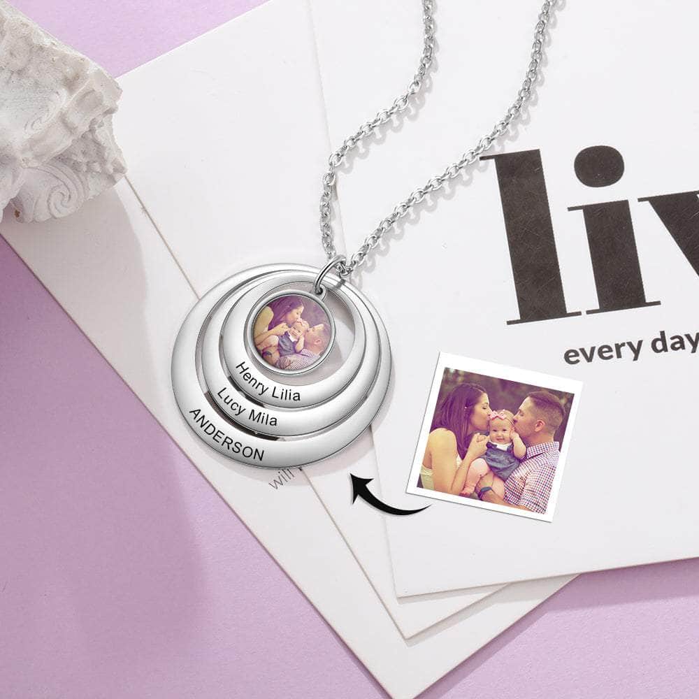 cmoffer Photo Necklaces Personalized Photo Necklace