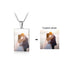 cmoffer Rectangle / Stainless Steel Stainless Steel Custom Photo Necklace