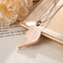 cmoffer Valentine's Day,Engraved Necklaces Custom Broken Heart Necklace