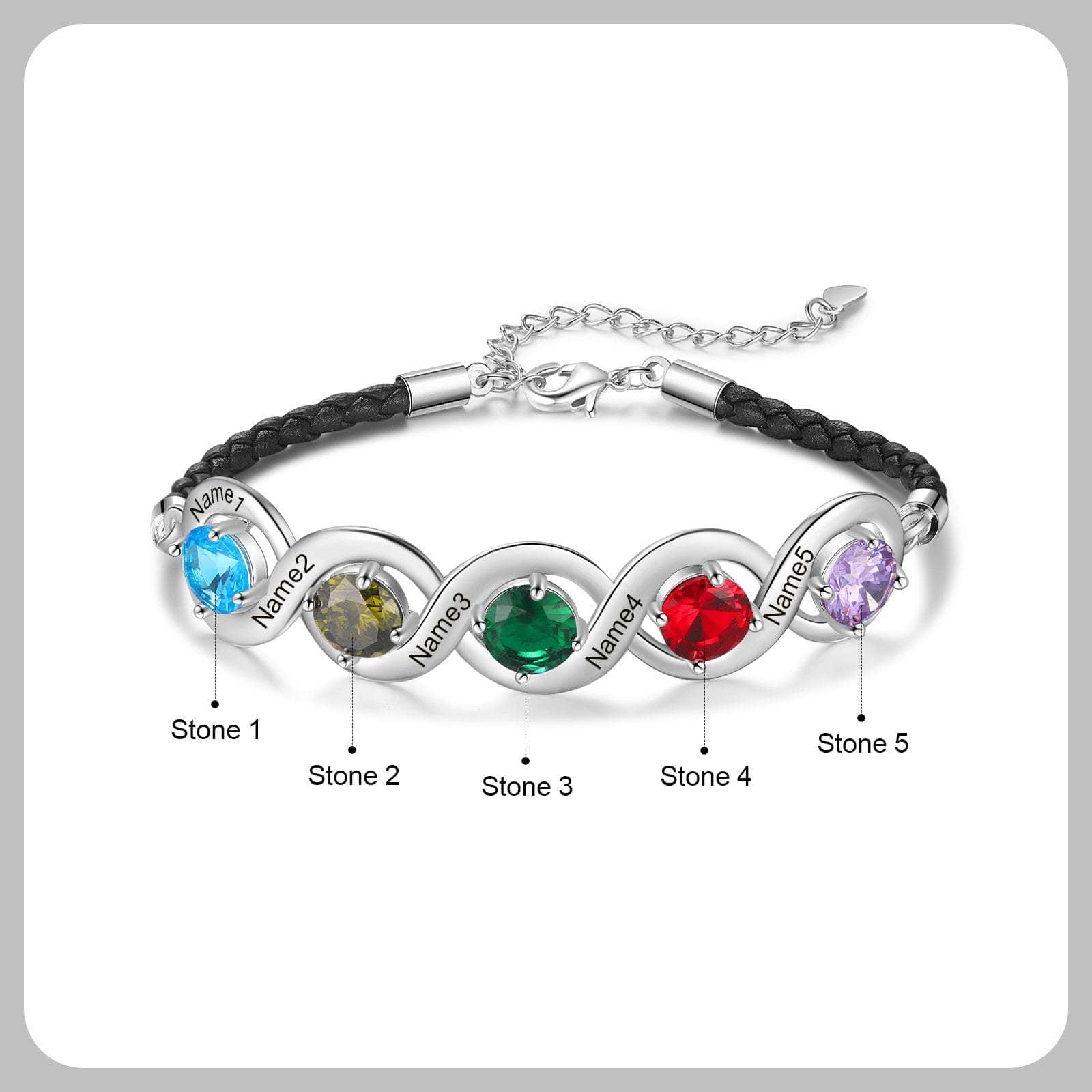 custom Bracelet Custom Birthstone Bracelet