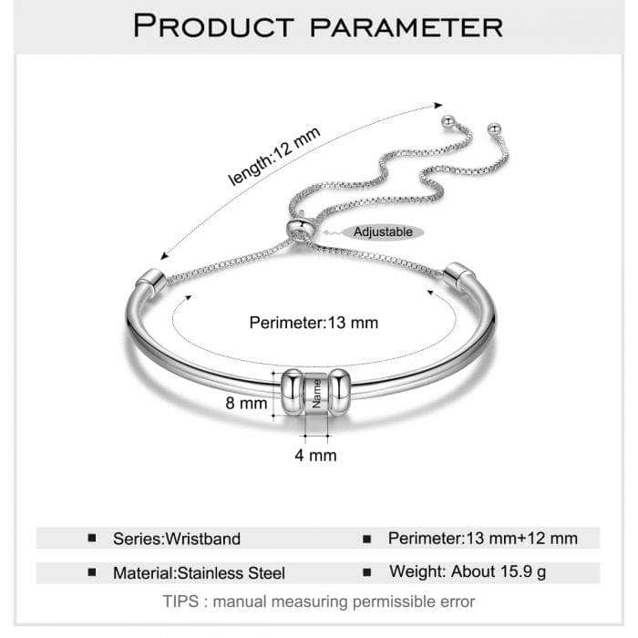 custom Bracelet Personalized Stainless Steel Name Bracelet